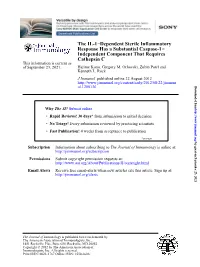 Cathepsin C Independent Component That Requires