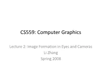 CS559: Computer Graphics