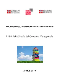 I Libri Della Scuola Del Consumo Consapevole