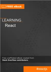 Reactjs Table of Contents