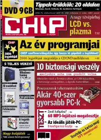 Az Év Programjai L Á E D I