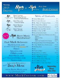 Digital Band Catalog V2 2012