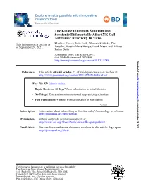 Antitumor Reactivity in Vitro Sorafenib Differentially Affect NK Cell The