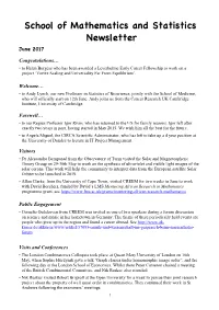Newsletter June 2017