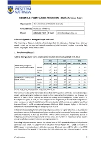 Certification 1 INDIGENOUS STUDENT SUCCESS PROGRAMME – 2018 Performance