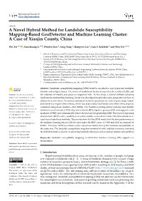 A Novel Hybrid Method for Landslide Susceptibility Mapping-Based Geodetector and Machine Learning Cluster: a Case of Xiaojin County, China