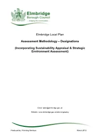 Assessment Methodology – Designations