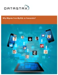 Why Migrate from Mysql to Cassandra?