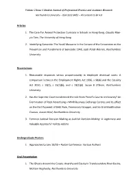 Articles 1. the Case for Animal Protection Curricula in Schools In