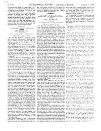 CONGRESSIONAL RECORD— Extensions of Remarks E1596 HON