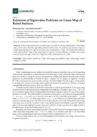 Extension of Eigenvalue Problems on Gauss Map of Ruled Surfaces