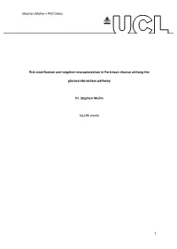 Stephen Mullin – Phd Thesis