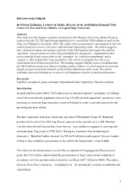 1 Bad News from Fallujah by Florian Zollmann, Lecturer in Media