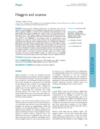 Filaggrin and Eczema