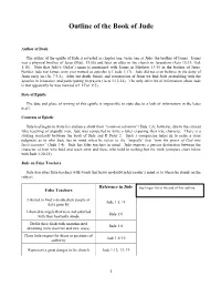 Outline of the Book of Jude