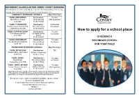 Secondary Booklet 2021
