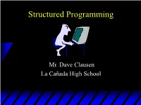 Structured Programming