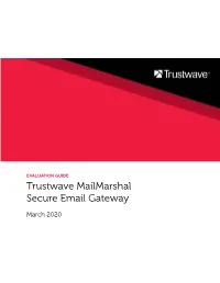 Trustwave SEG Evaluation Guide