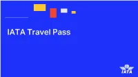IATA Travel Pass