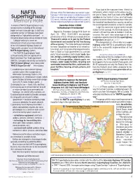 NAFTA Superhighway Order Encourages the Privatization of Taxpayer-Funded Corridor As the Trunk of a Tree, One That Hooks U.S