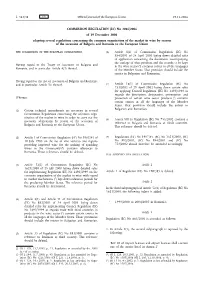No 2016/2006 of 19 December 2006 Adapting Several Regulations