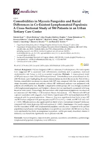 Comorbidities in Mycosis Fungoides and Racial Differences In