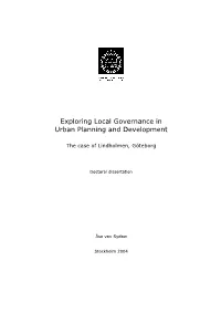 Exploring Local Governance in Urban Planning and Development