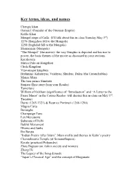 Key Terms, Ideas, and Names