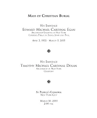 To See Egan's Funeral Program (.Pdf)