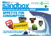 Appetite for Consumption