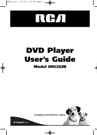 DVD Player User's Guide