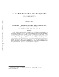 IIA Moduli Stabilization with Badly Broken Supersymmetry
