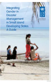 Integrating Gender in Disaster Management in Small Island Developing States: a Guide Acknowledgements