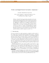 Prefix and Right-Partial Derivative Automata ⋆