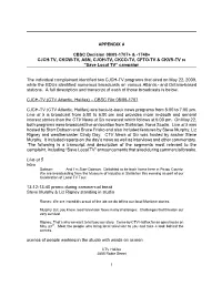 1 APPENDIX a CBSC Decision 08/09-1707+