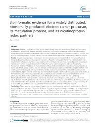 Bioinformatic Evidence for a Widely Distributed, Ribosomally Produced