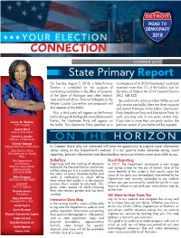 State Primary Report CONNECTION