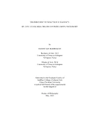 The Rhetoric of Malcolm X's Legacy: by Any (Available)