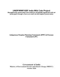 UNDP/WWF/GEF India Wild Cats Project