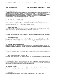 10.3 Green Corridors See Policy 3.2 and Map Sheets 1, 2 and 15