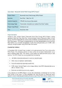 Case Study - Roosevelt Island Tidal Energy (RITE) Project