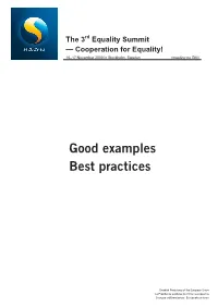 Good Examples Best Practices