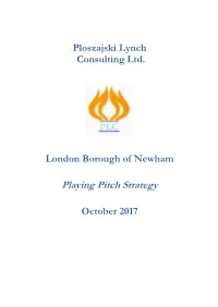 Newham Playing Pitch Strategy