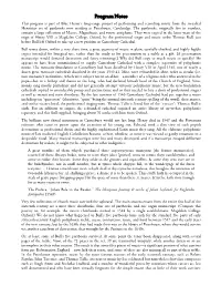 Program Notes