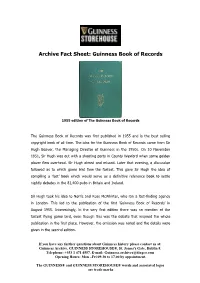 The Guinness Book of Records