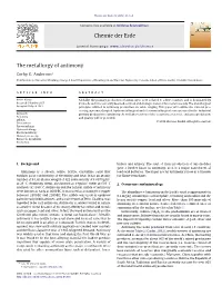 The Metallurgy of Antimony