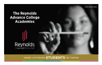 The Reynolds Advance College Academies