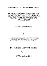 115Th Inaugural Lecture -2014 by Prof. Adewale Dosunmu