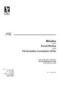 CIVA Plenary Minutes