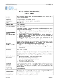 ELENA Completed Project Factsheet Aarhus Light Rail